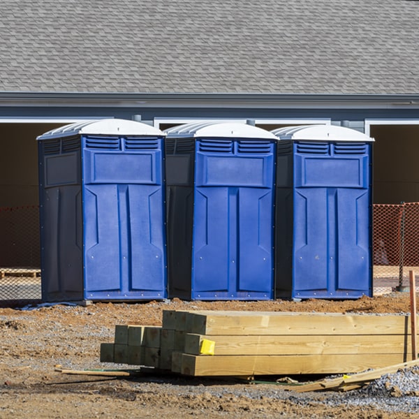 is there a specific order in which to place multiple porta potties in Piedmont